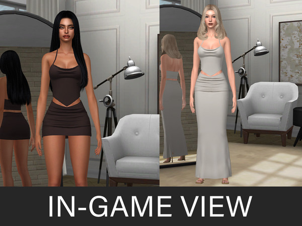 Sims 4 — By Beto - Carolina (Skirt) by Beto_ae0 — Summery and minimalist outfit, enjoy it
