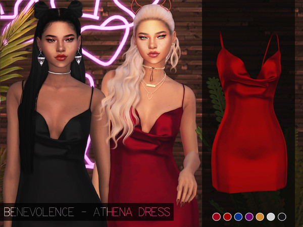 Sims 4 — Benevolence - Athena Dress by Luminescent-cc — - Comes in 7 swatches - New Mesh by me - Custom Thumbnail