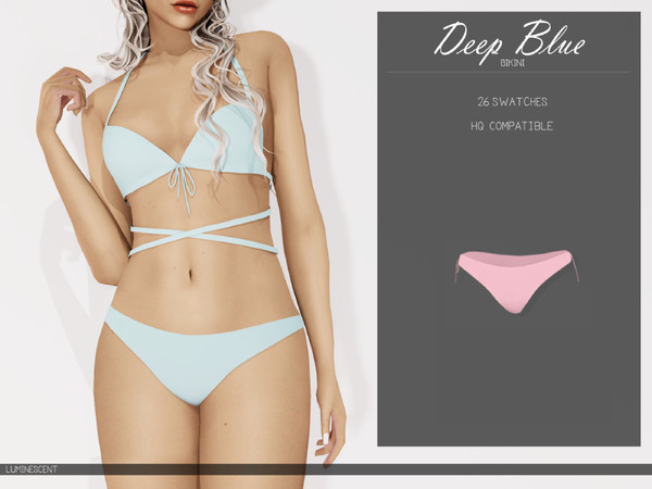 Sims 4 — Deep Blue Bikini Bottom by Luminescent-cc — -26 Swatches