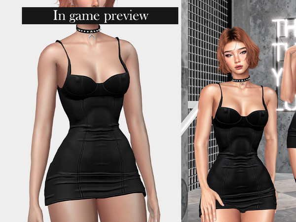 Sims 4 — (MYDARLING20) valentina black fitted top by Mydarling20 — Outfit Information Age Groups: Teens, Young Adults,