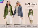 Sims 4 — COTTAGE CORE DRESS by linavees — New Mesh