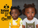 Sims 4 — Xolani Hair by GoAmazons — Half updo afro hairstyle with cute heart shaped buns for infants.