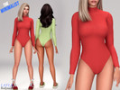 Sims 4 — Layla - Female Longsleeve Bodysuit by Layla — Female longsleeve bodysuit This bodysuit was released early on my