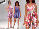 Sims 4 — Layla - Amora Female Short Dress by Layla — Female short dress This dress was released early on my Patreon! For