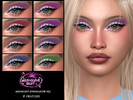 Sims 4 — Layla - Midnight Eyeshadow HQ by Layla — Female eyeshadow inspired by Zara Larsson Previews and swatches made in