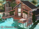 Sims 4 — Bluewater Edge l noCC by simZmora — Modern coastal family home built directly on the waterfront, offering three