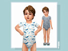 Sims 4 — Sea Animals Onesie by lillka — You will find it in the bottom category