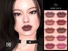 Sims 4 — IMF Yuna Lipstick by IzzieMcFire — Yuna Lipstick contains 10 colors in hq texture. Standalone item with