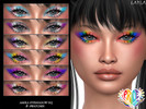 Sims 4 — Layla - Pride Amira Eyeshadow HQ by Layla — Female pride eyeshadow Previews and swatches made in CAS using HQ