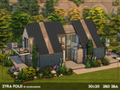 Sims 4 — Zyra Fold - NO CC by xogerardine — This one was so fun to build! The structure is really interesting, so