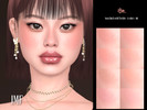 Sims 4 — IMF Yuna Blush with Freckles by IzzieMcFire — Yuna Blush contains 8 colors in hq texture.