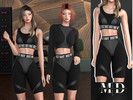 Sims 4 — Vanessa gym outfit - tops and short by Mydarling20 — Outfit Information Age Groups: Teens, Young Adults, Adults,