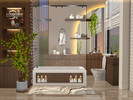 Sims 4 — Compacta Bathroom by SIMcredible! — Build a compact bathroom with beauty and functionality. Bringing today the
