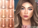 Sims 4 — Wren Nosemask by MagicHand — Defined nose mask for females and males in 24 swatches - HQ Compatible. (3