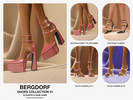 Sims 4 — Bergdorf - Aevitas Pointy Platforms by VentaStudio — 35 Swatches