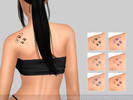 Sims 4 — Stardust Paws Tattoo by ANGISSI — PREVIEWS MADE USING HQ MOD HQ compatible