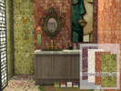 Sims 4 — Marrakech Mosaic Tiles by KsuCCSims4 — A colorful collection of glossy mosaic wall tiles inspired by traditional