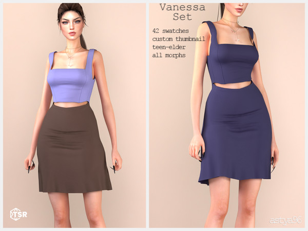 Sims 4 — Vanessa Set by astya96cc — 42 swatches