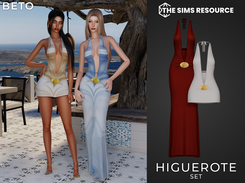 Sims 4 CC By Beto - Higuerote (Dress) by Beto_ae0
