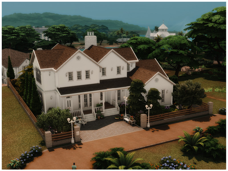 Sims 4 CC MM Blossom White by Merin_Martini