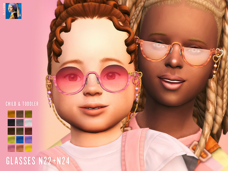 Sims 4 RUSTY_Glasses N24 [Child] by rustys_cc