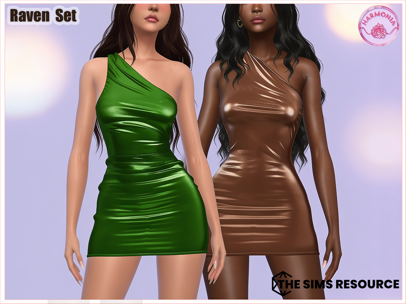 Sims 4 witch and occult CC CC Set - Raven Collection by Harmonia