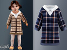 Sims 4 — Toddler - Plaid collared dress with cozy classic charm by Garfiel — A charming toddler dress featuring a soft