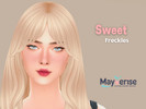 Sims 4 — Sweet Freckles by Maycerise — Add a little extra charm to your Sims with these soft and natural freckles! This