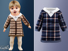 Sims 4 — Infant - Plaid collared dress with gentle everyday charm by Garfiel — A sweet infant dress featuring a classic