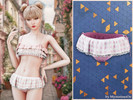 Sims 4 — Picnic charm bikini bottoms by MysteriousOo — Playful bikini bottoms featuring a comfortable low-rise fit and a