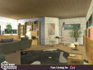 Sims 4 — Fun Living by evi — A living room for all the family