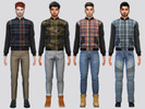 Sims 4 — Rell Leather Jacket by McLayneSims — TSR EXCLUSIVE