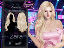 Sims 4 — Zara - Hairstyle by VivianDang — - All new meshes