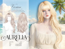 Sims 4 — Aurelia - Hairstyle by VivianDang — - All new meshes