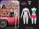 Sims 4 — SET-Girls Trip Collection by busra-tr — A huge thank you to Beto_ae0 for this wonderful collaboration. For the