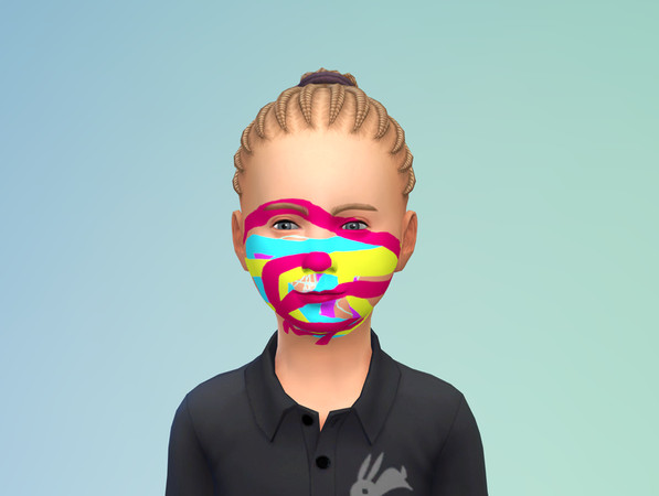 Sims 4 — Real random lipsticks - Facemask by Simcheese3 — Random lipsticks for children and adults