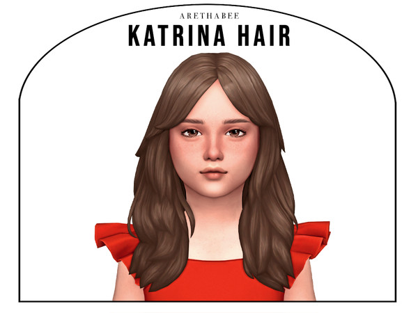 Sims 4 — Katrina Hair V1 by arethabee — - children