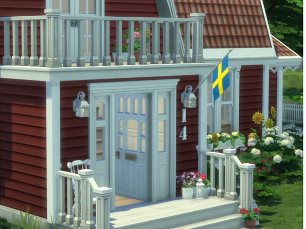 Sims 4 — Swedish Flagpole - By SimsMajkie by SimsMajkie — Hello everyone! I made two different Swedish flag for some of