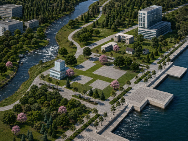 Sims 4 — Magnolia Promenade Reimagined Realistic Map Overhaul by Modnest — Give Magnolia Promenade a fresh new identity