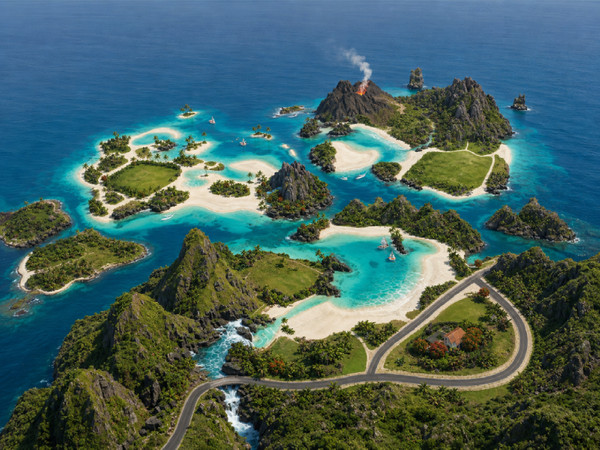 Sims 4 — Sulani Reimagined Realistic Map Overhaul by Modnest — Escape to paradise with this realistic map replacement for
