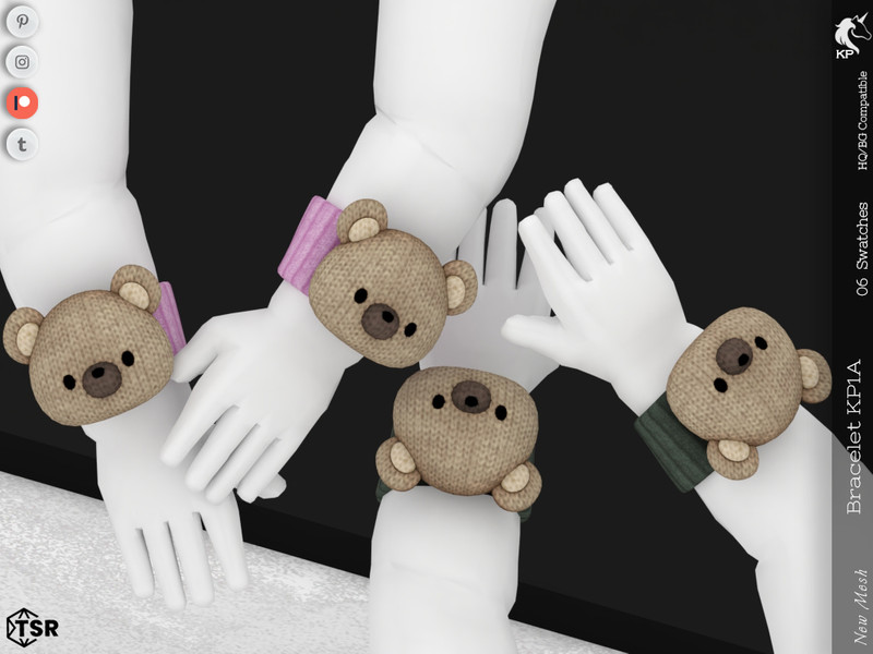 Sims 4 men’s accessory CC Bracelet KP1A- Infant by KaTPurpura