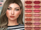 Sims 4 — Jenny Lipstick by MagicHand — Natural matte lips in 20 colors - HQ Compatible.