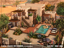 Sims 4 — Casa Oasis de Cobre - NO CC by xogerardine — I wanted a Spanish inspired style with this house, so there's a lot