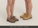 Sims 4 — Classic Leather Loafer Male by Arltos — 14 colors.