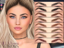 Sims 4 — Milena Eyebrows by MagicHand — Natural brows in 13 colors - HQ Compatible.