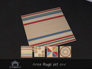 Sims 4 — Area Rugs set one by Emerald — Area rugs are more than just decorative. They can add elegance, personality and