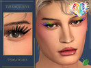 Sims 4 — Diva Mens 3D Lashes by Pitted0live — Pride month special
