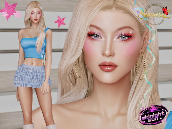 Sims 4 — Sim inspired by Zara Larsson - Midnight Sun by SimnessZ1 — Sim inspired by Zara Larsson - Midnight Sun