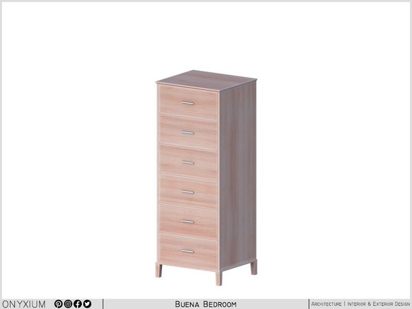Sims 4 — Buena End Table Tall by Onyxium — Onyxium@TSR Design Workshop Kids Room Collection - Belong To The 2026 Year
