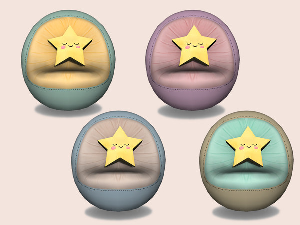 Sims 4 — Jomsims dreamy days Kids pouf1 by jomsims — Dreamy Days Kids